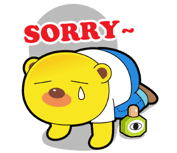 Pp Bear and Pants Pig 2 sticker #2117230