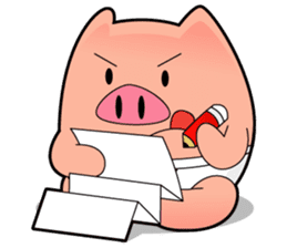 Pp Bear and Pants Pig 2 sticker #2117251