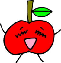 daily apple`n sticker #2117703