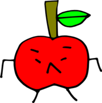 daily apple`n sticker #2117705