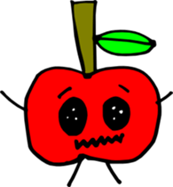 daily apple`n sticker #2117711
