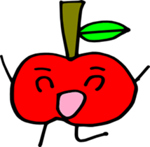 daily apple`n sticker #2117715