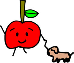 daily apple`n sticker #2117716