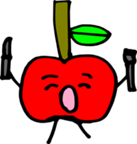 daily apple`n sticker #2117718