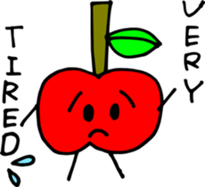 daily apple`n sticker #2117728