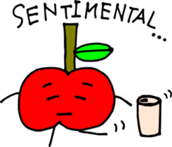 daily apple`n sticker #2117729