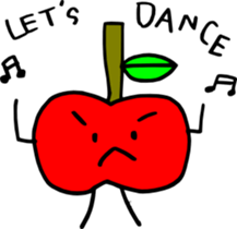 daily apple`n sticker #2117734