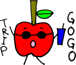 daily apple`n sticker #2117735