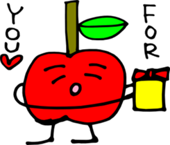 daily apple`n sticker #2117737