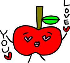 daily apple`n sticker #2117739