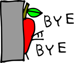 daily apple`n sticker #2117740