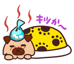 Michael a hybrid dog living in Hakata 2 sticker #2118131