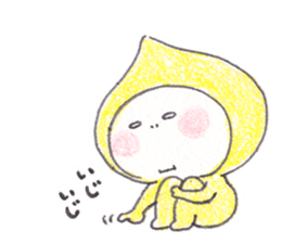 lonely yellow star sticker #2118245