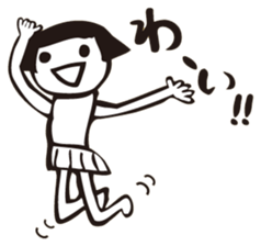 A kansai girl Okappachan sticker #2118385