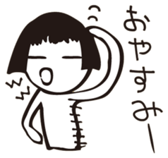 A kansai girl Okappachan sticker #2118394