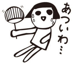 A kansai girl Okappachan sticker #2118399