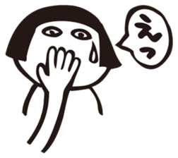 A kansai girl Okappachan sticker #2118402