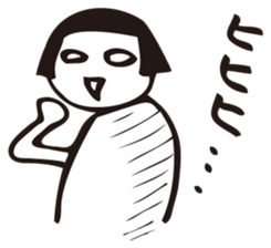 A kansai girl Okappachan sticker #2118404
