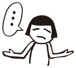 A kansai girl Okappachan sticker #2118419