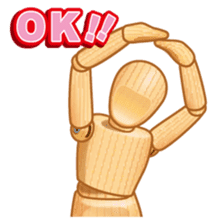 Cool drawing doll sticker (English ver.) sticker #2118861