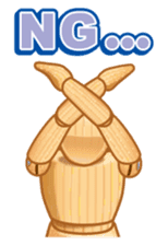 Cool drawing doll sticker (English ver.) sticker #2118862