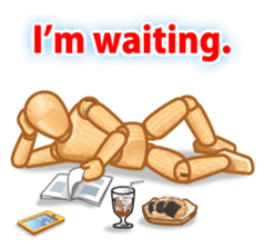 Cool drawing doll sticker (English ver.) sticker #2118873