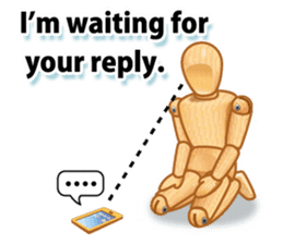 Cool drawing doll sticker (English ver.) sticker #2118874