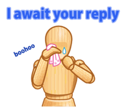 Cool drawing doll sticker (English ver.) sticker #2118875