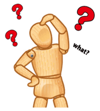 Cool drawing doll sticker (English ver.) sticker #2118877