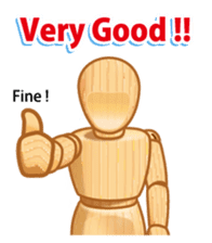 Cool drawing doll sticker (English ver.) sticker #2118879