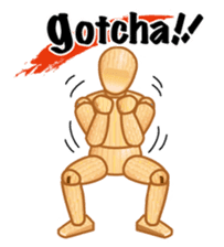 Cool drawing doll sticker (English ver.) sticker #2118881