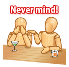 Cool drawing doll sticker (English ver.) sticker #2118887