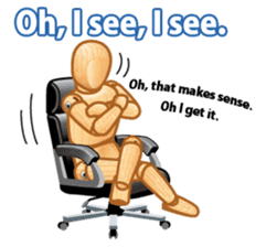 Cool drawing doll sticker (English ver.) sticker #2118892