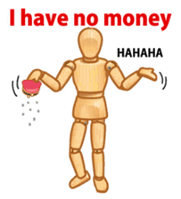 Cool drawing doll sticker (English ver.) sticker #2118897