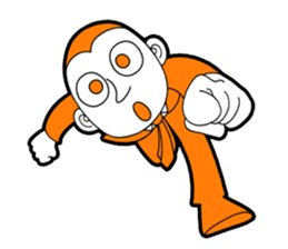 The original character "orange man" sticker #2119004