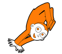 The original character "orange man" sticker #2119012