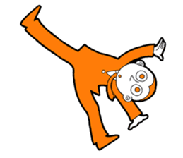 The original character "orange man" sticker #2119016