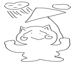 honwaka cat sticker #2119663
