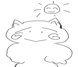 honwaka cat sticker #2119664