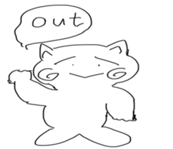 honwaka cat sticker #2119667