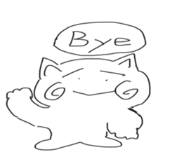 honwaka cat sticker #2119670