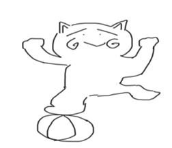 honwaka cat sticker #2119675