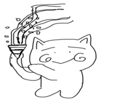 honwaka cat sticker #2119680