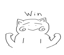 honwaka cat sticker #2119686