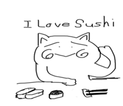 honwaka cat sticker #2119687