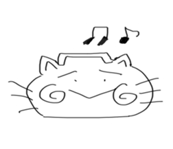 honwaka cat sticker #2119691