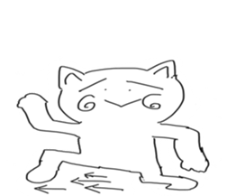 honwaka cat sticker #2119696