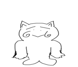 honwaka cat sticker #2119697