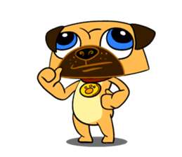 Puggy : I'm Pugman. sticker #2120421