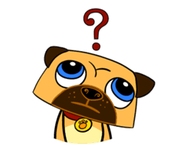 Puggy : I'm Pugman. sticker #2120422